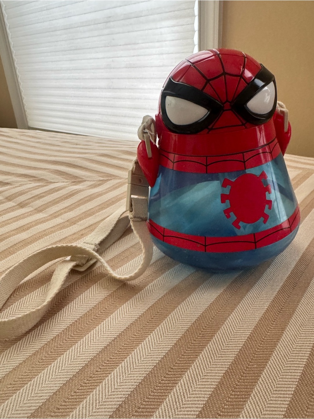 Disney Marvel Spider-Man Kids Water Bottle Red Blue